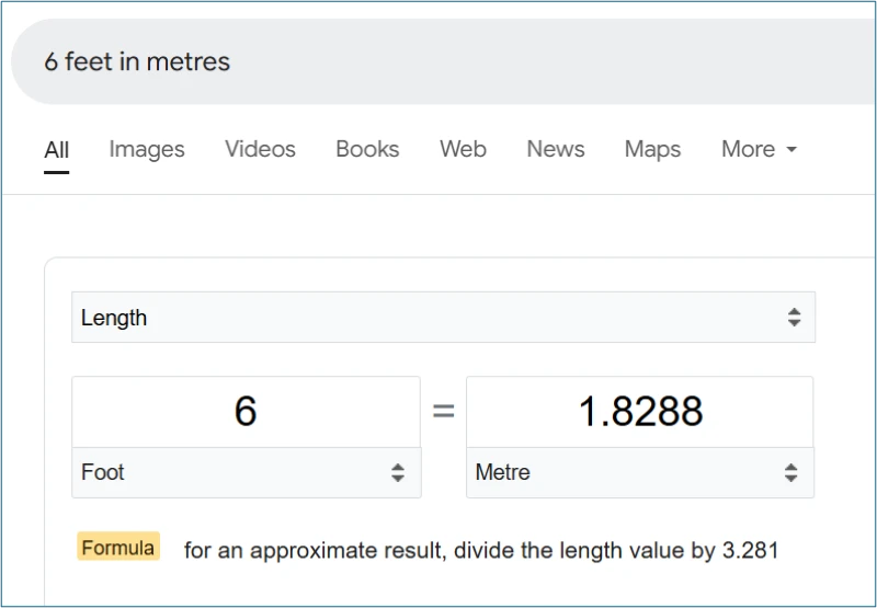 Direct answer box example